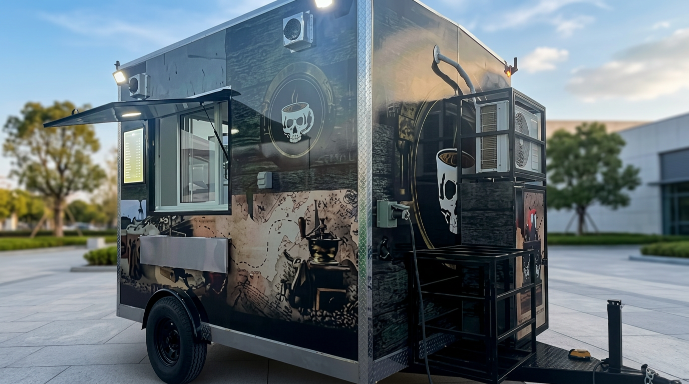 Beverage Trailer — TRAILEXX food trailer